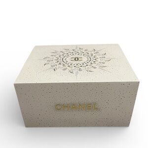 CHANEL Decorative Gift Box with Camellia Design